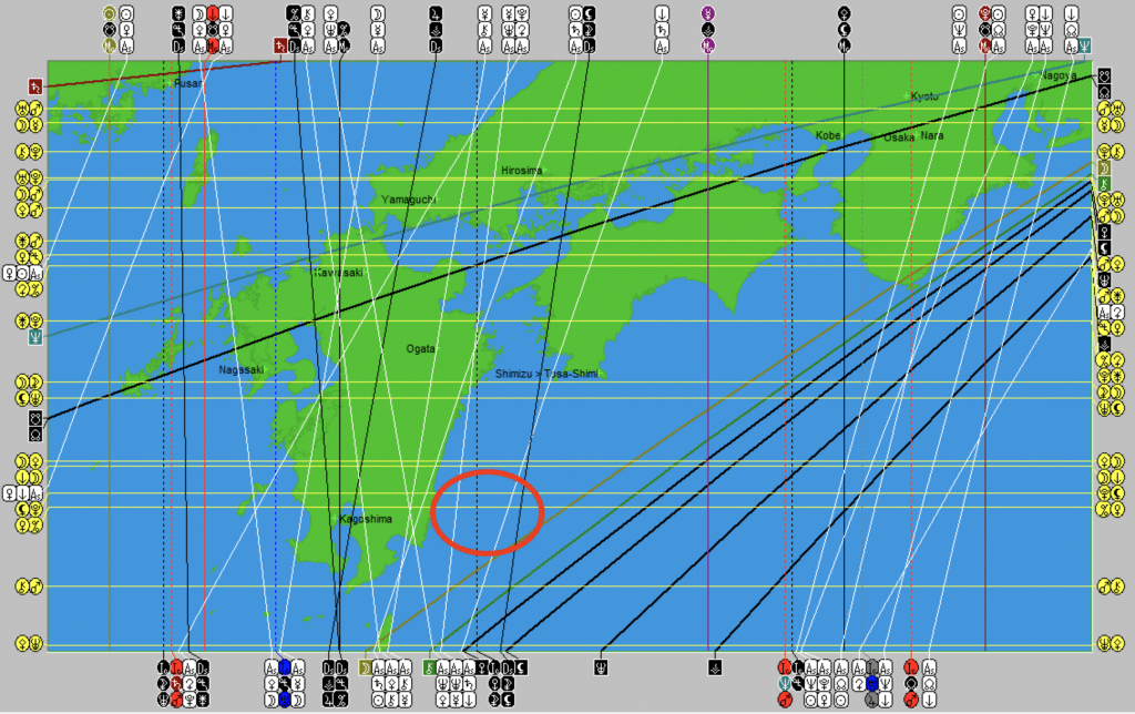 20250107日向灘地震上弦の月