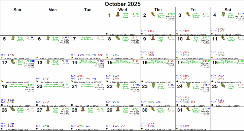 2025年10月アスペクト