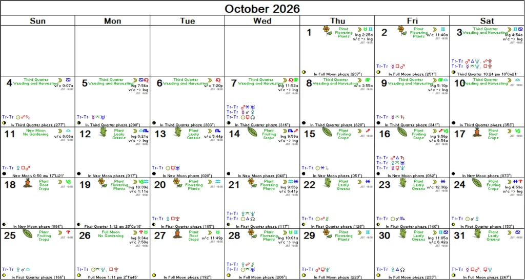 2026年10月アスペクト