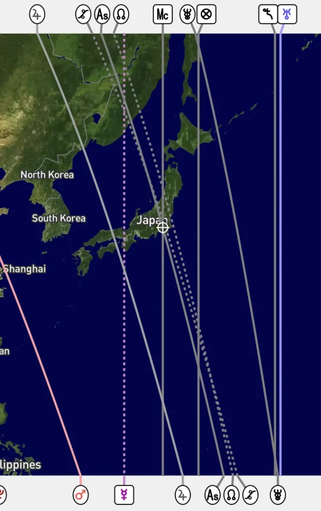 20261019山羊座上弦の月マップ